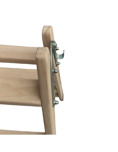 Escalera de madera 4 peldaños 114cm plabell