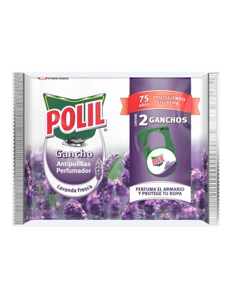 Anti polillas gancho lavanda 2 uds