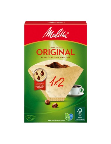 Filtro café 1-2 tazas 40 uds