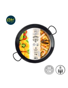Paellera tradicional de acero esmaltado ø38 cm (8 personas) 2