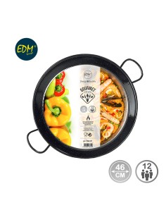 Paellera tradicional de acero esmaltado ø46 cm (12 personas) 2
