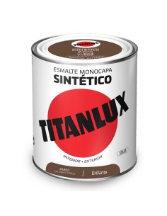 Esmalte sintético monocapa pardo brillante 750ml titanlux 5808942