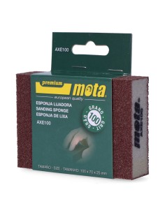 Lija de esponja alumina grano 100 axe100 mota 2
