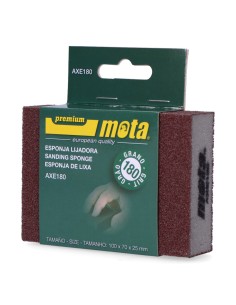 Lija de esponja alumina grano 180 axe180 mota 2