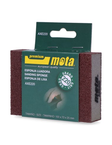 Lija de esponja alumina grano 220 axe220 mota