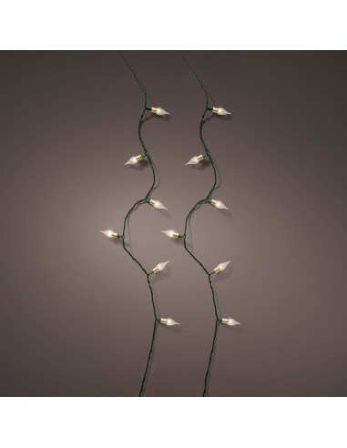 Guirnalda led vintage con 8 funciones efecto centelleante para interior 1119cm 493270