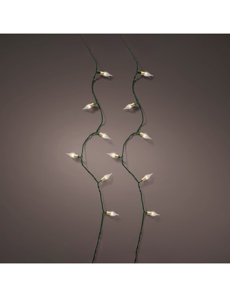 Guirnalda led vintage con 8 funciones efecto centelleante para interior 1119cm 493270