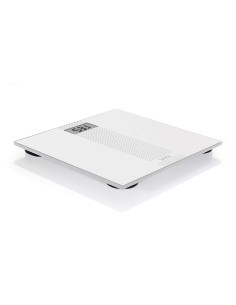 Báscula de baño electrónica blanca, máximo 180 kg