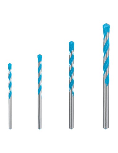 Set de 4 brocas expert cyl-9 multiconstruction: set robustline medidas 4, 5, 6, 8 mm