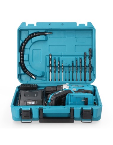 Kit maletin taladro atornillador 20 v con 40...