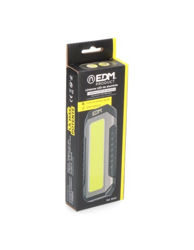 Linterna led de aluminio 10w recargable