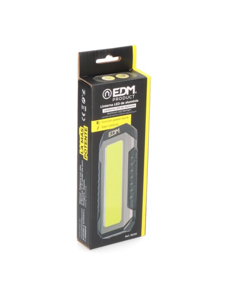 Linterna led de aluminio 10w recargable