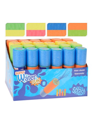 Pistola de agua de espuma ø3 x 15 cm colores...