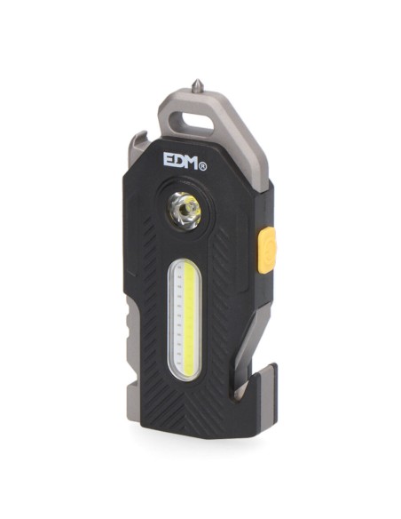 Linterna de seguridad 6 en 1 7w + 2,5w 400lm 2 leds 300mah