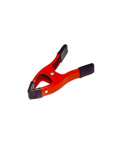 Pinza metalica con mango de goma 10 cm