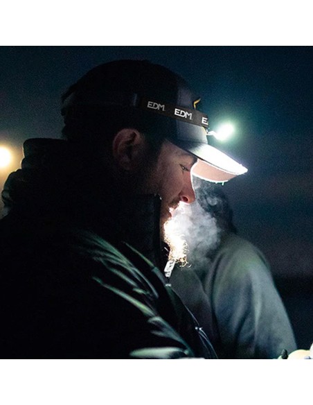 Linterna frontal led de aluminio recargable 7w+ 5w