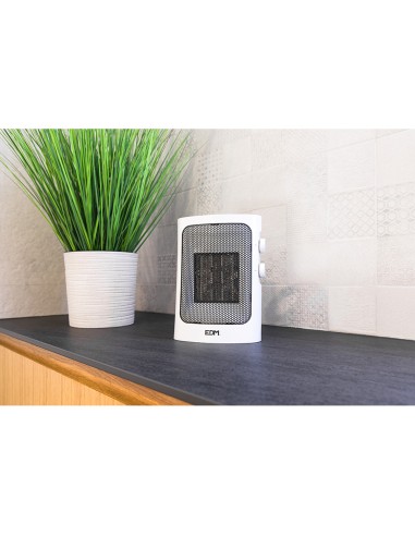 Calefactor vertical 1000-1500w color blanco edm