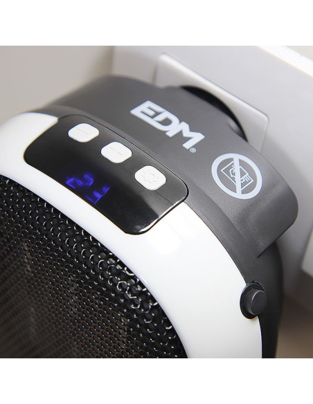 Mini calefactor cerámico 700w edm