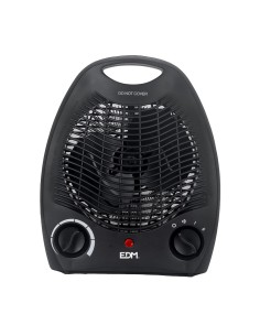 Calefactor de suelo vertical. color negro. 1000-2000w edm 2