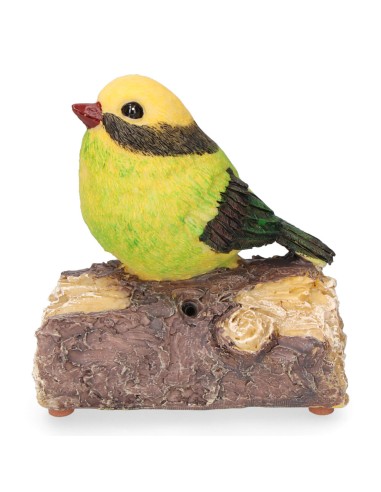 Figura pajaro con sensor de movimiento y sonido...