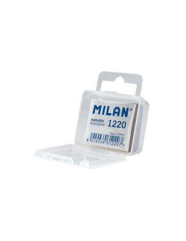 Goma de borrar maleable 1220 en cajita milan colores surtidos
