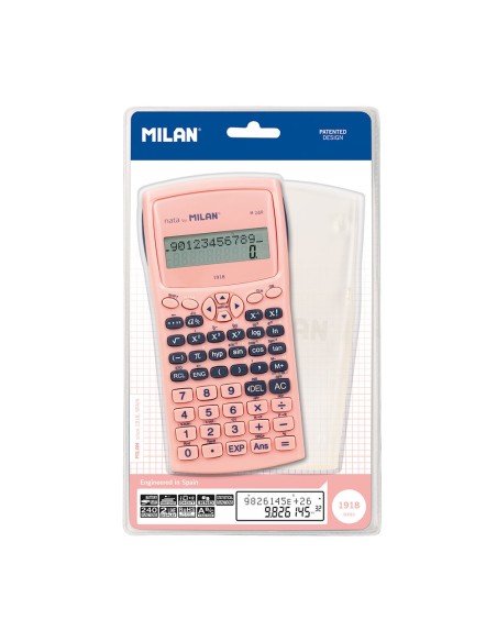 Calculadora científica m240 serie 1918 rosa en blister