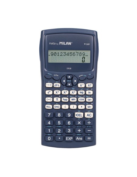 Calculadora científica m240 serie 1918 azul en blister