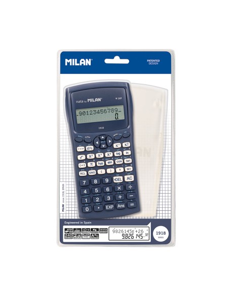 Calculadora científica m240 serie 1918 azul en blister