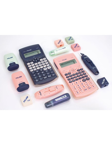 Calculadora científica m240 serie 1918 azul en blister