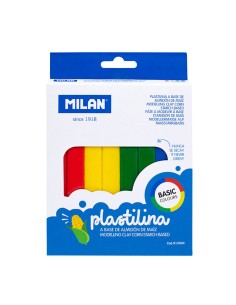 Plastilina de colores 330 g colores surtidos, 4 uds