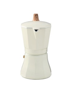 Cafetera petra crema de aluminio de 6 tazas 2