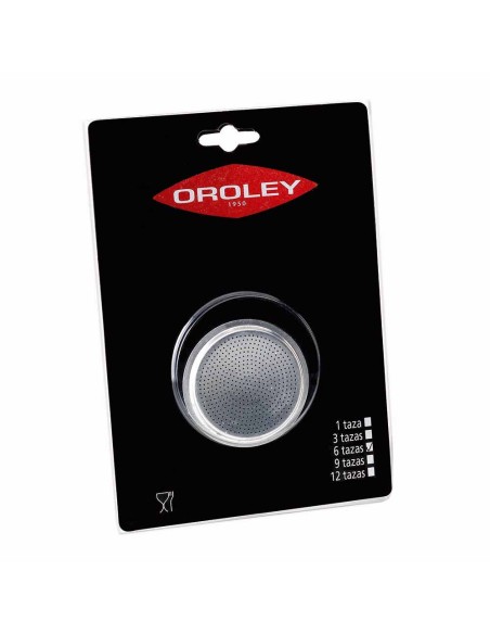 Recambio filtro aluminio de cafetera de 6 tazas