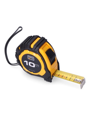 Flexómetro 10m x 25mm abs standard koma tools