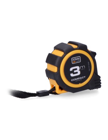 Flexómetro 3m x 16mm abs compact koma tools
