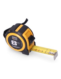 Flexómetro 8m x 25mm abs compact koma tools 2