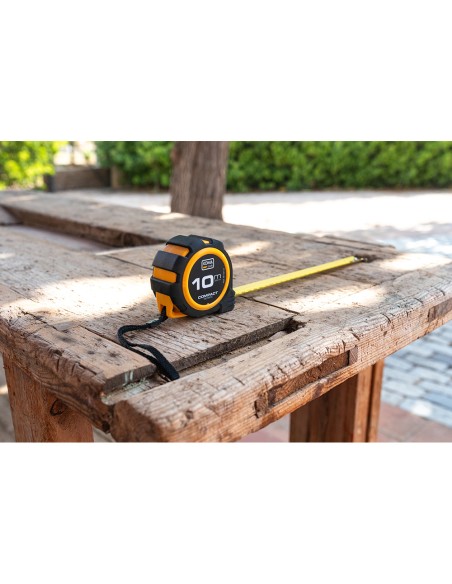 Flexómetro 10m x 25mm abs compact koma tools