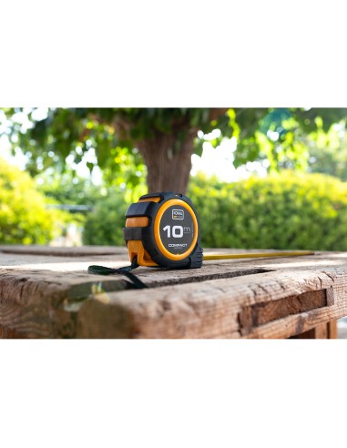 Flexómetro 10m x 25mm abs compact koma tools