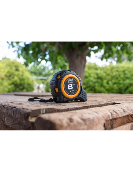 Flexómetro 8m x 25mm abs magnet