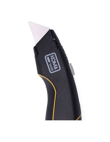 Cúter con cuchilla retráctil koma tools