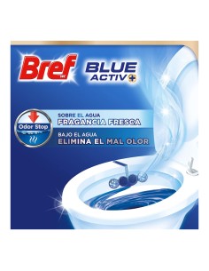 Wc colgador bref activo agua azul y rosa higiene 2+1 2