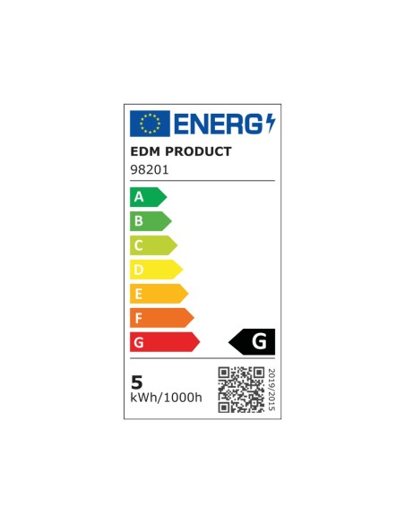 Kit 3 bombillas esfericas led e27 5 w 400 lm 3200 k luz calida ø4,5 x 8 cm