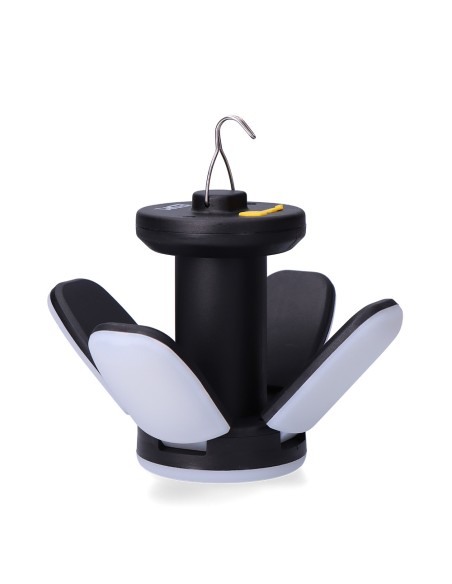Lámpara plegable de camping recargable 6w 500lm 60 leds.