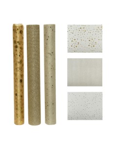 Camino de mesa de organza 3 modelos surtidos champagne