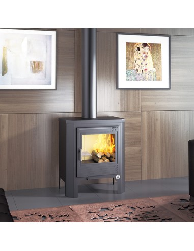 Estufa de leña frontal fm