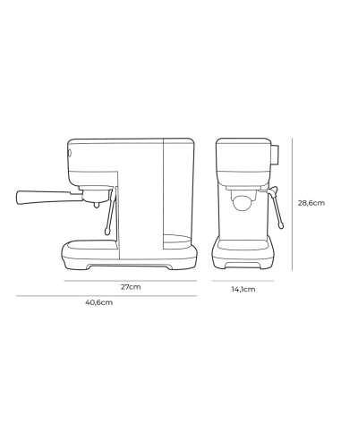 Cafetera espresso de 20 bares