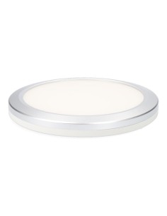 Downlight ajustable led superficie/empotrar 20 w 2050 lm, marco cromo, 3cct, ø22,5cm 2