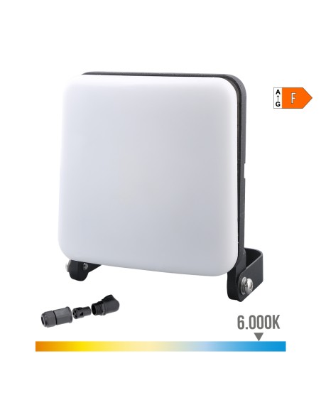 Foco proyector led frameless 20 w 1560 lm 6000 k luz fria 11 x 10,5 cm