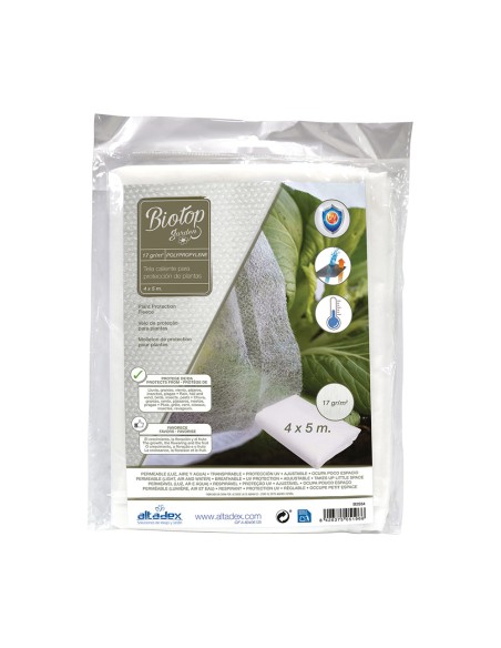 Tela de protección cultivos paño artic 4 x 5 m 17g/m²