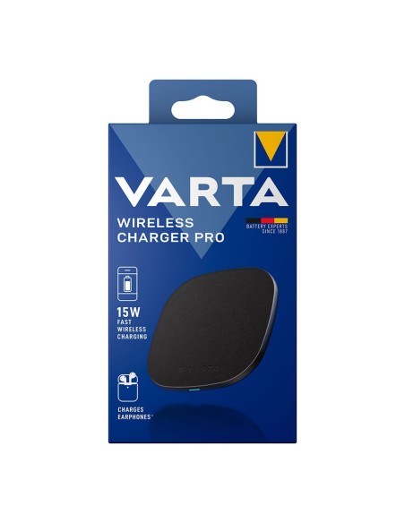 Cargador inalambrico wireless charger pro 15w varta