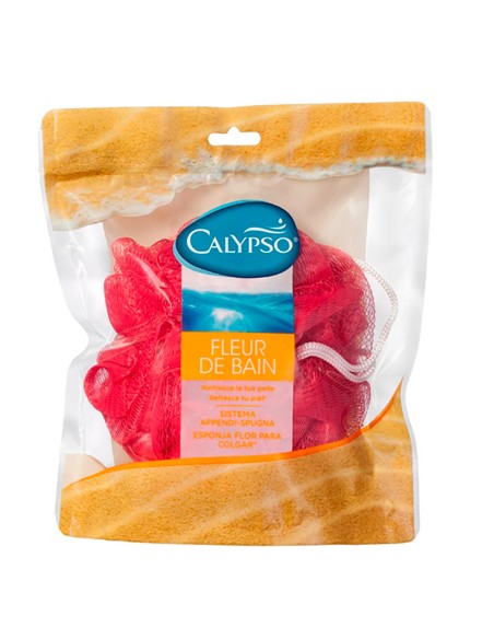 Esponja calypso malla flor (fleur bain) colores surtidos